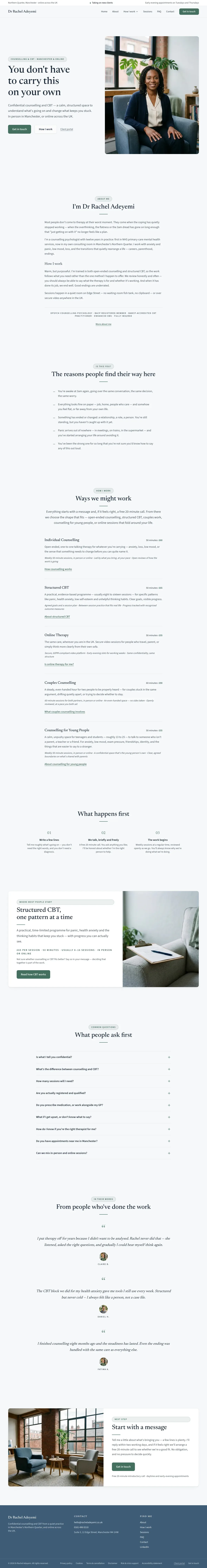 The full Lucid homepage